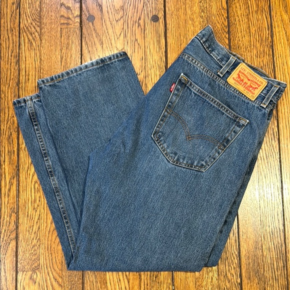 Levi's 505 Regular Fit Denim Jeans W 40 L 29 Men's - Picture 1 of 10